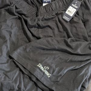 Mens XL Black Spalding Shorts